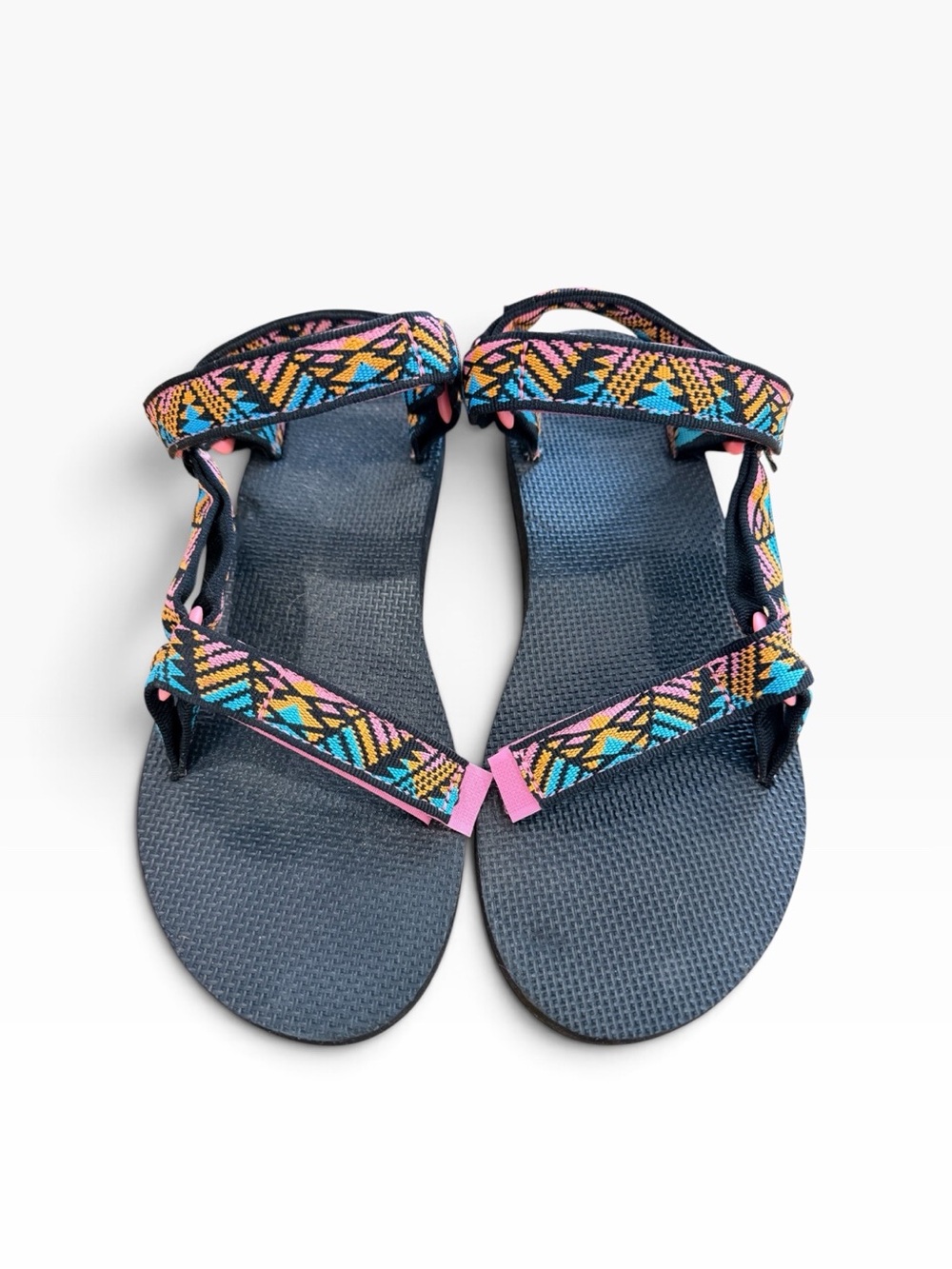 Teva Original Universal Sandals Womens 10 Multicolor Geometric